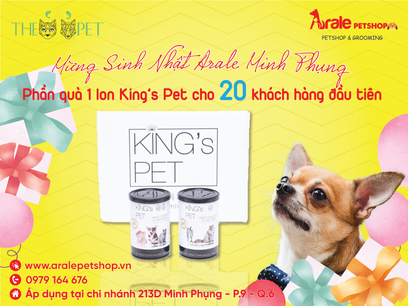 MỪNG SINH NHẬT ARALE PETSHOP 213D MINH PHỤNG TRÒN 3 TUỔI- ARALE SIÊU SALE CHẠM ĐÁY LÊN ĐẾN 30% 45 199658365 1309050289490604 6494902639240392524 n