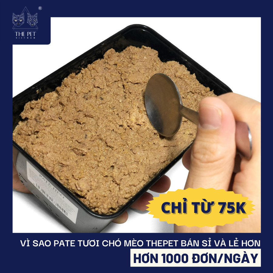 Vì sao pate tươi chó mèo THEPET bán sỉ và lẻ hơn 1000 đơn/ngày? 6 Hộp nhựa nguyên sinh 1000ml có thể sử dụng an toàn trong lò vi sóng, tái sử dụng được nhiều lần và được công ty thu hồi với giá 1.000đ khi khách hàng có nhu cầu.