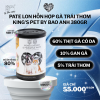 Pate lon Hỗn hợp Gà - Trái thơm King’s Pet by Bao Anh 380g 10 13 fix