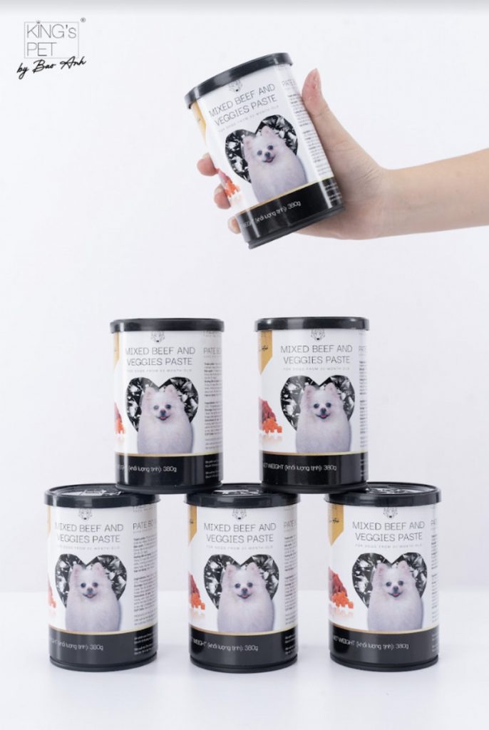 Review pate Bảo Anh bò rau củ cho chó có gì đặc biệt? 4 pate lon bo rau cu 4