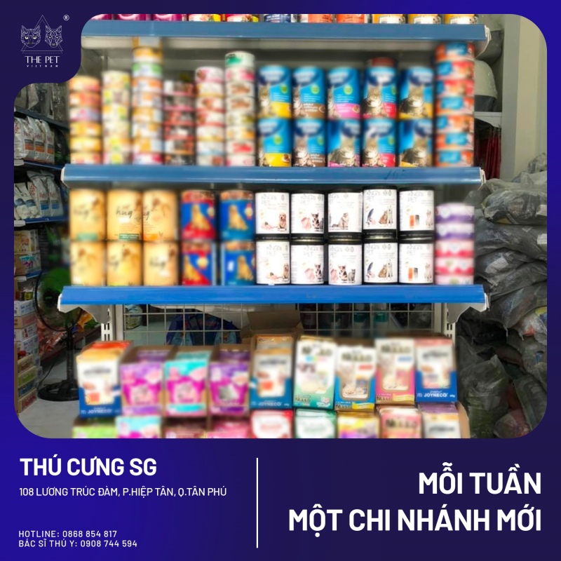 Chuyên mục mỗi tuần một chi nhánh mới - Pet Shop Thú Cưng SG 4 The Pet Vietnam nay đã có mặt tại Pet Shop Thú Cưng SG