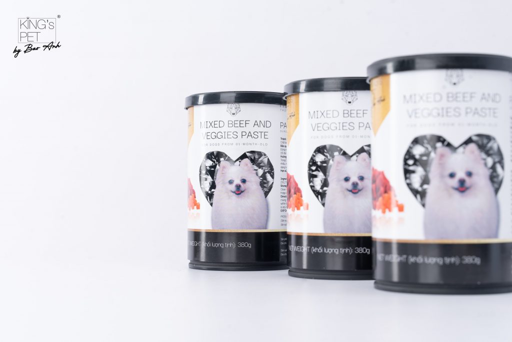 King's Pet by Bảo Anh - Thức ăn ướt cho chó giúp tối ưu hóa quá trình tiêu hóa