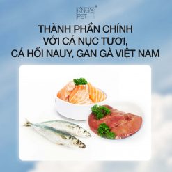 Pate Hỗn Hợp Cá Hồi King’s Pet Túi 70gr Thức Ăn Cho Chó Mèo (lốc 12 túi) 2 Artboard 2 copy 4 1