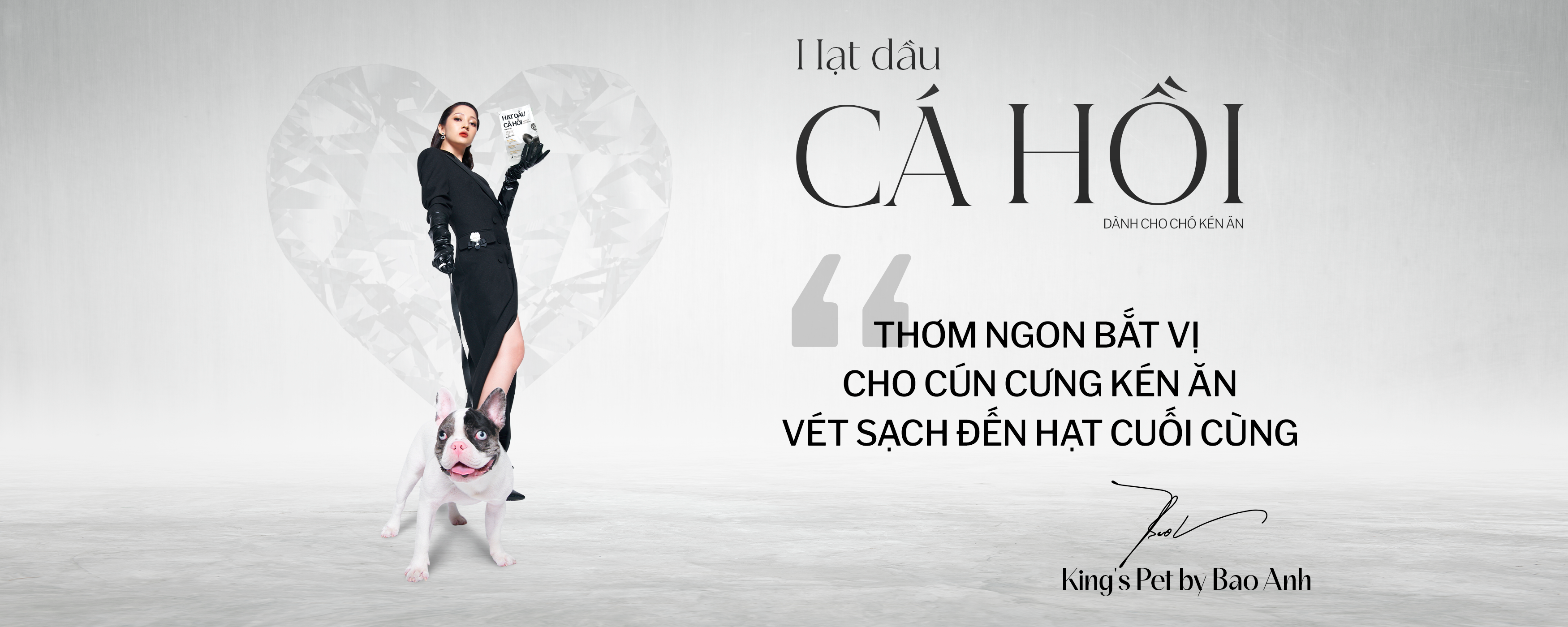 Chính thức ra mắt Hạt dầu cá hồi King's Pet by Bảo Anh