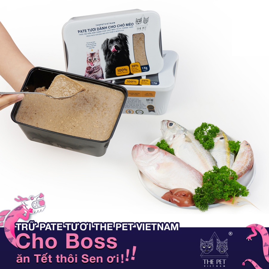 Tết đến rồi trữ pate tươi cho Boss cưng thôi 15 pate tuoi 12