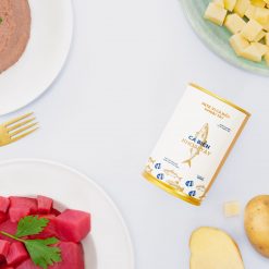 PATE ALPHA PET VỊ CÁ BIỂN – KHOAI TÂY 400GR | ALPHA PET OCEAN FISH AND POTATO PASTE 400GR 2 1. ca khoai mat hong scaled 1