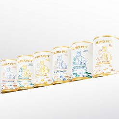 PATE ALPHA PET VỊ CÁ BIỂN – CÀ RỐT 400GR | ALPHA PET OCEAN FISH AND ALOE VERA 400GR 7 dong ca mat truoc scaled 1