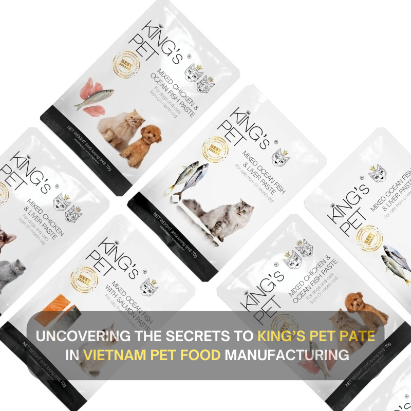 Uncovering King's Pet pate in Vietnam Pet Food Manufacturing