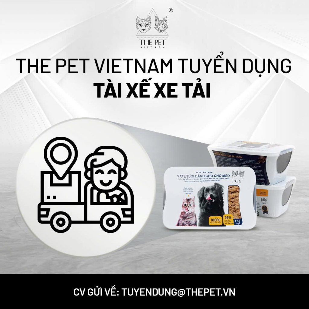 Công Ty TNHH TMDV Thú Cưng Việt Nam cần tuyển Tài xế xe Van 500kg, làm việc tại TP.HCM.

🔹 Mô tả công việc:
✔ Giao hàng thức ăn thú cưng (chó, mèo) theo tuyến cố định
✔ Phối hợp với phụ xe chuẩn bị & sắp xếp hàng hóa
✔ Đảm bảo lái xe an toàn, tiết kiệm, tuân thủ quy định giao thông
✔ Bảo quản, vệ sinh xe, theo dõi đăng kiểm định kỳ
✔ Hỗ trợ công việc theo yêu cầu của quản lý

🔹 Thời gian làm việc:
📅 Thứ 2 - Thứ 7: 7h - 17h

🔹 Quyền lợi hấp dẫn:
✨ Lương tháng 13
✨ Bảo hiểm xã hội, y tế đầy đủ theo luật lao động
✨ Du lịch hàng năm cùng công ty
✨ Môi trường trẻ trung, thân thiện, năng động

📩 Ứng tuyển ngay!
Gửi CV về: tuyendung@thepet.vn

Ai đang cần việc hoặc có người quen phù hợp, tag ngay vào nhé!