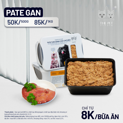 Pate gan The Pet Vietnam - Bữa ăn thơm ngon cho cún cưng 