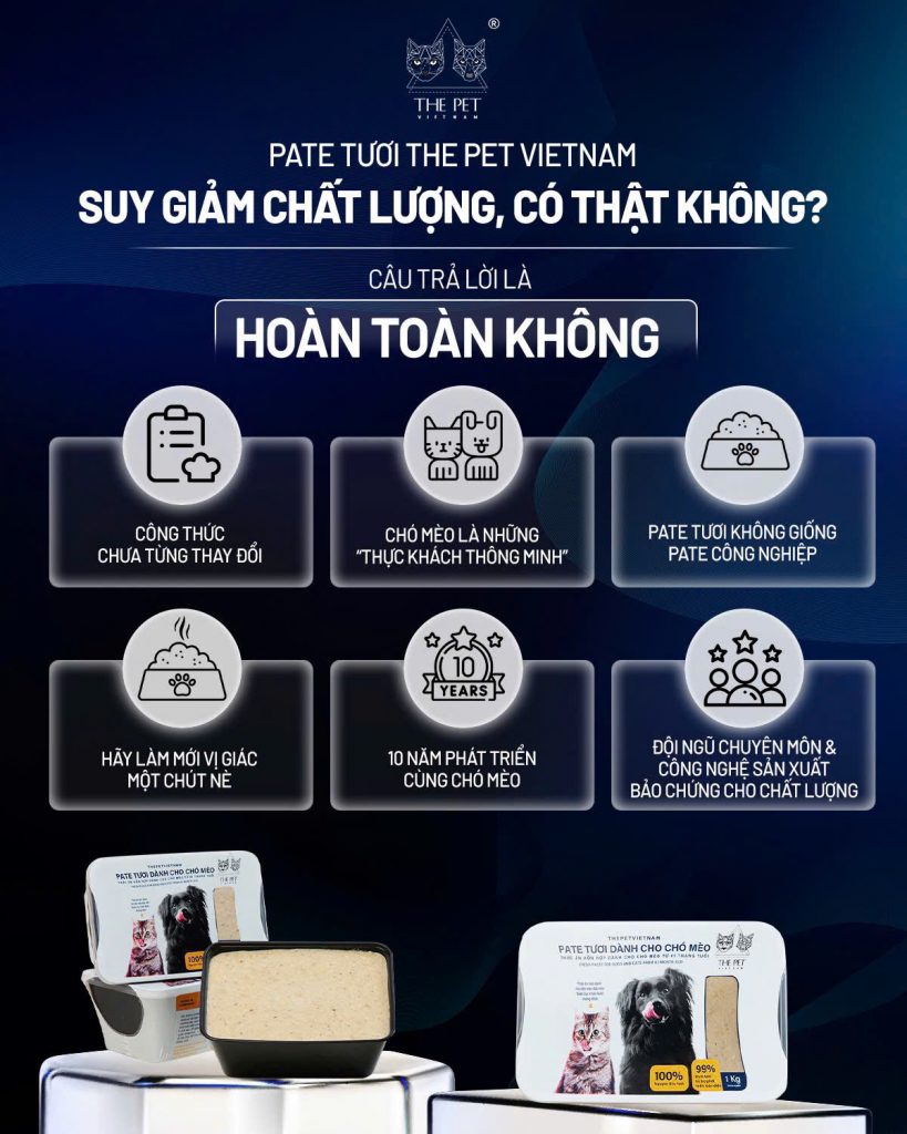 Pate Tươi The Pet Vietnam suy giảm chất lượng, có thật không? 1 1