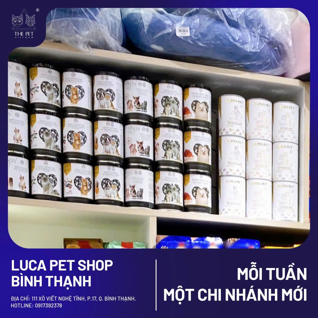 CHÀO ĐÓN ĐIỂM PHÂN PHỐI MỚI CỦA PATE TƯƠI QUỐC DÂN THE PET VIETNAM TẠI LUCA PET SHOP - BÌNH THẠNH - THIÊN ĐƯỜNG CHO BOSS YÊU 3 3 1