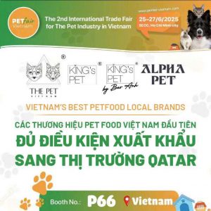 Hãy cùng chào đón và khám phá những điều mới mẻ từ CÔNG TY TNHH THƯƠNG MẠI DỊCH VỤ THÚ CƯNG VIỆT NAM ( The Pet ) trong lần trở lại thứ hai tại Petfair Vietnam 2025 - Gian hàng P66 627 z6647581270966 8aa50a6e7ace333d53a4b1cfedcbee33