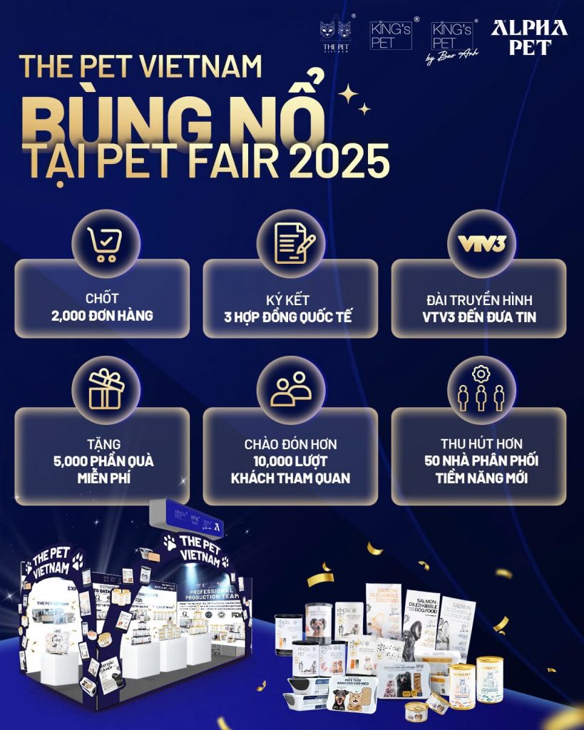 PET FAIR 2025 - THE PET BÙNG NỔ VỚI LOẠT THÀNH TÍCH ĐỈNH CAO! 1 z6770098899504 c9ad520642680b99e2a84d86cc5a8993