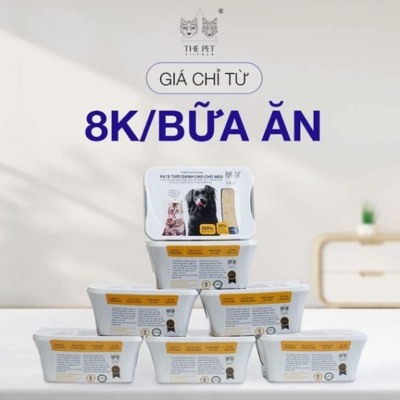 Bữa ăn tiện lợi cho cún cưng.
