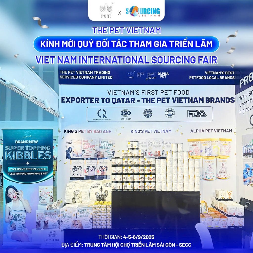 The Pet Vietnam – Giải pháp dinh dưỡng toàn diện tại Vietnam International Sourcing Expo 2025 1 The Pet