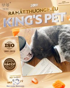 CÂU CHUYỆN 10 NĂM THE PET VIETNAM – 2019- KING’S PET RA MẮT – BƯỚC CHUYỂN MÌNH TỪ PATE TƯƠI HỘP ĐẾN PATE LON CAO CẤP DẪN ĐẦU XU HƯỚNG MANG DINH DƯỠNG ĐẾN CHO THÚ CƯNG 283 2019