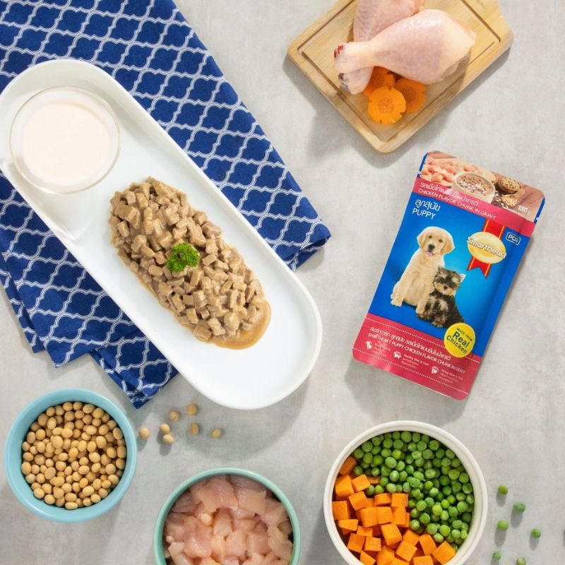 Quy trình sản xuất tại hãng pate tươi cho chó mèo nổi bật.