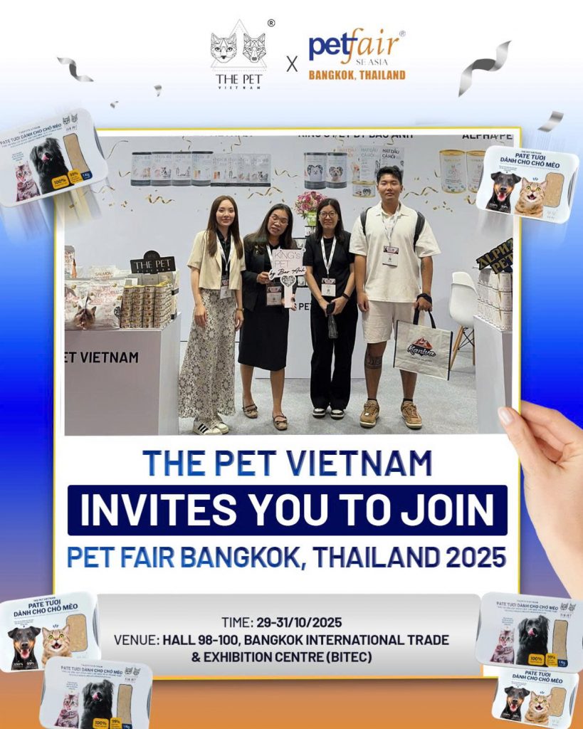 The first day of The Pet Vietnam at Pet Fair South-East Asia 2025 – marking the next milestone in bringing Vietnamese pet nutrition to the global stage. 2 z7167275647475 c345d9e5c4f6fd96d260683c43e6c998