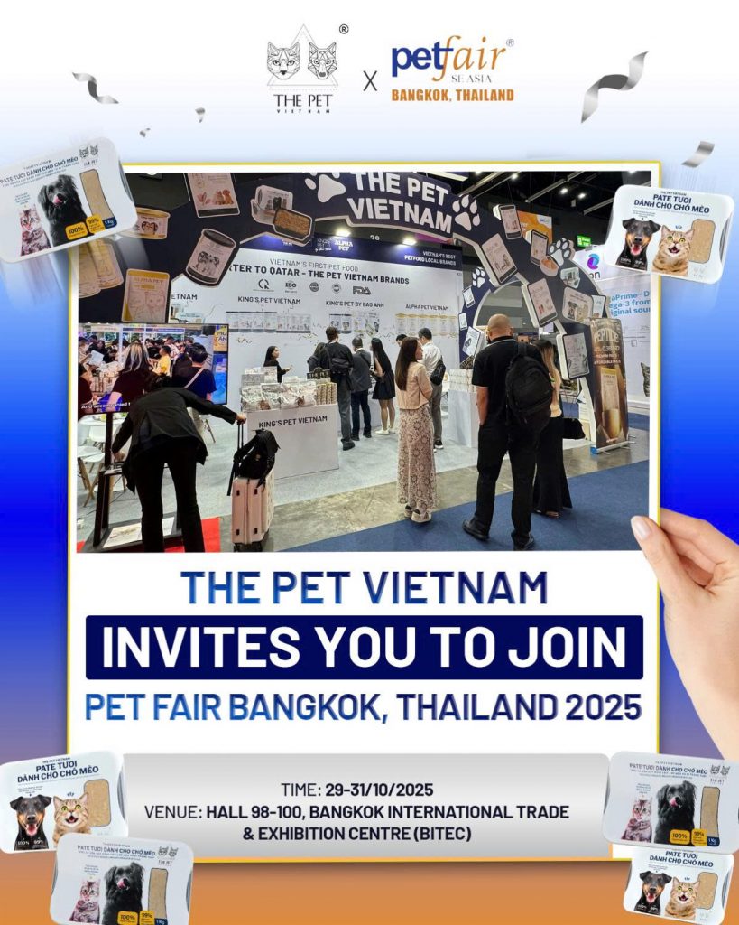 The first day of The Pet Vietnam at Pet Fair South-East Asia 2025 – marking the next milestone in bringing Vietnamese pet nutrition to the global stage. 4 z7167275765827 69f2415080f16815fab2326606391f94