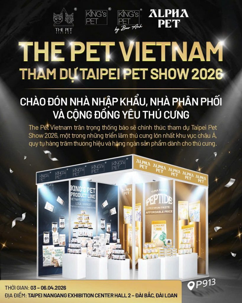 NGÀY 2 CỦA THE PET VIETNAM TẠI TIPE 2026 – DẤU ẤN NỔI BẬT TẠI TOPLINK INT’L PETS FAIR 1 The Pet Vietnam