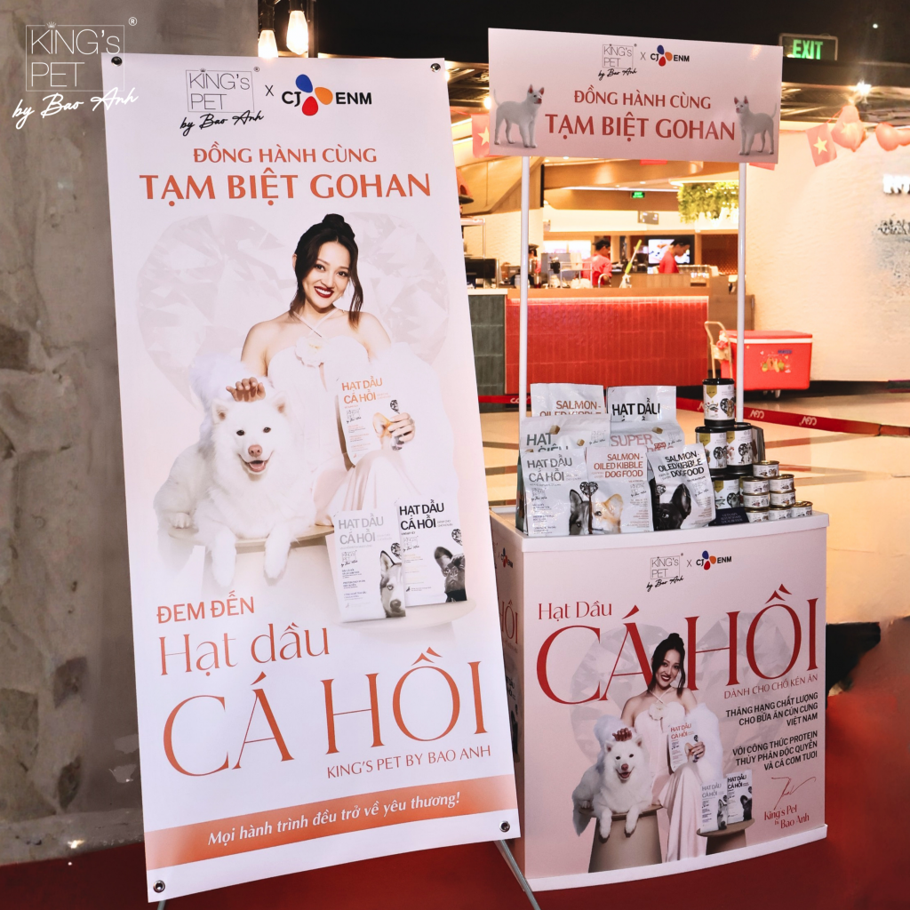 King’s Pet by Bao Anh Đồng Hành Cùng Buổi Công Chiếu Phim “Tạm Biệt Gohan” Đầy Cảm Xúc
