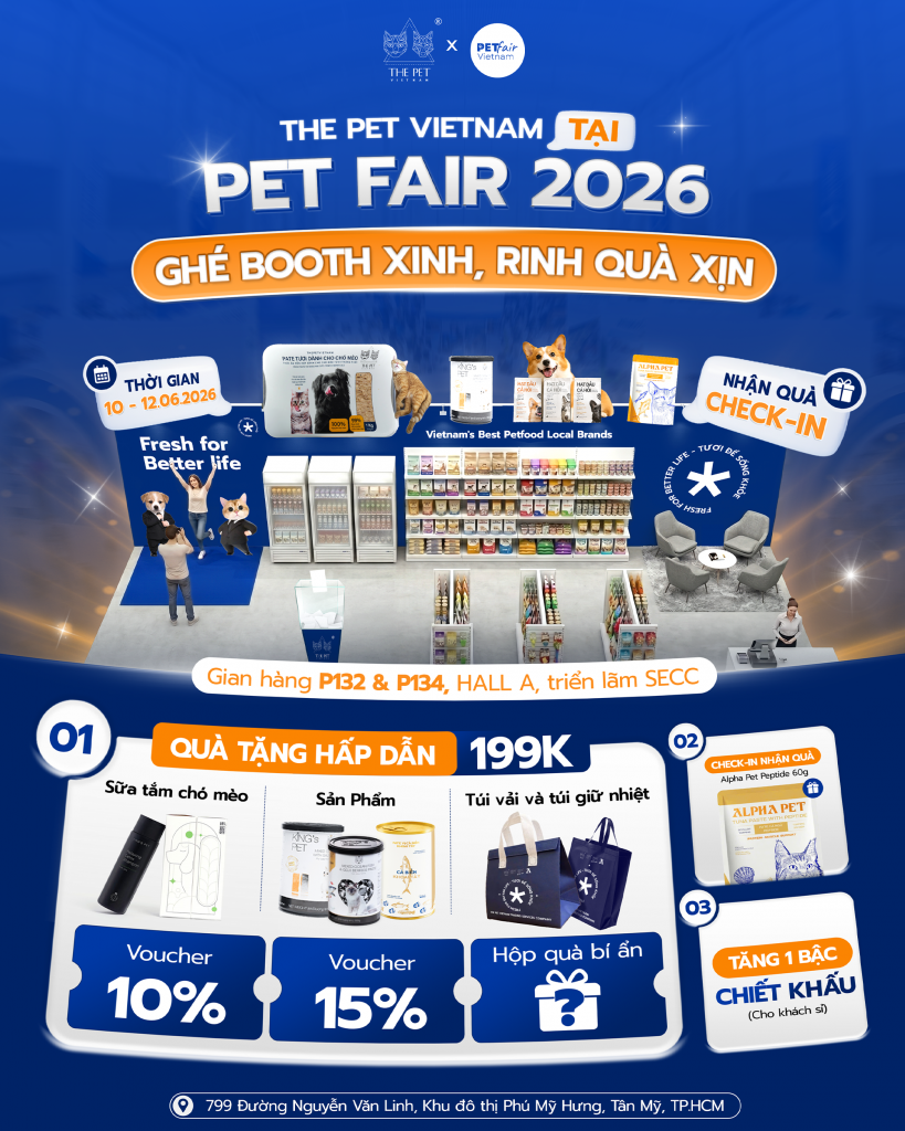 The Pet Vietnam Mang Đến Loạt Hoạt Động Trải Nghiệm Thú Vị Tại Petfair Vietnam 2026 1 The Pet Vietnam