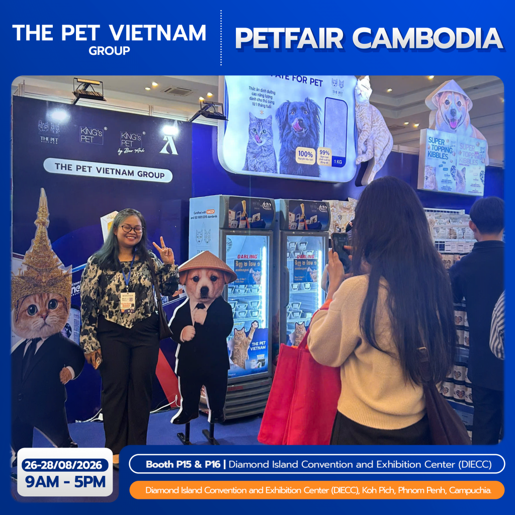 FINAL DAY AT PET FAIR CAMBODIA 2026 – LAST OPPORTUNITY TO VISIT THE PET VIETNAM GROUP BOOTH